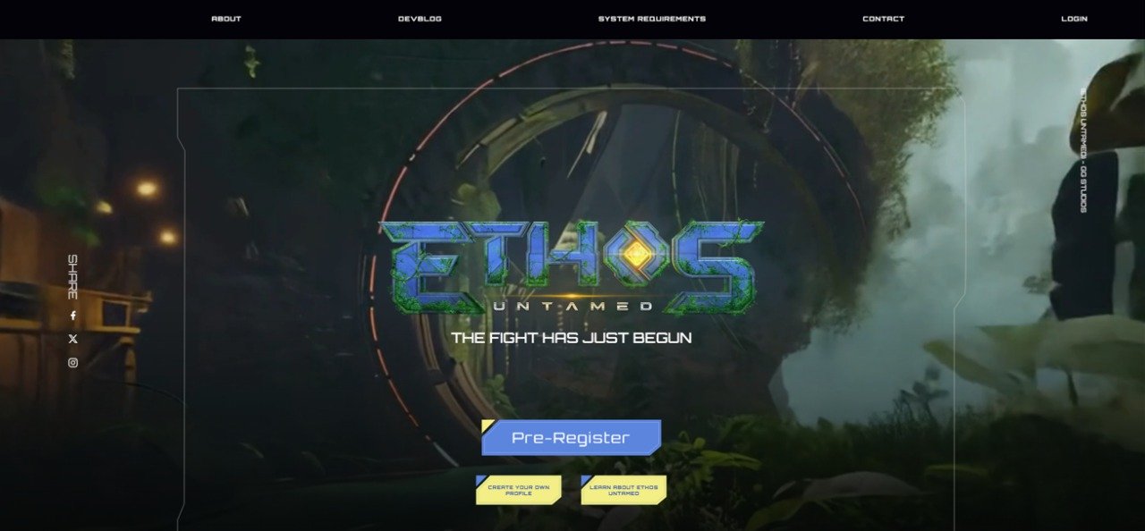 Ethosuntamed — web development project by The Next Devs